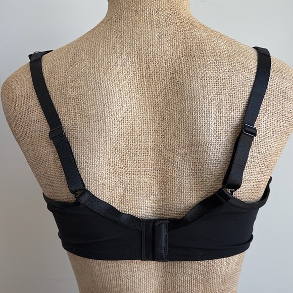 Curvy Couture Sheer Mesh Full Coverage Unlined Underwire Bra 38DD NEW! - Picture 5 of 7